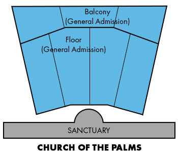 Church of the Palms seating chart